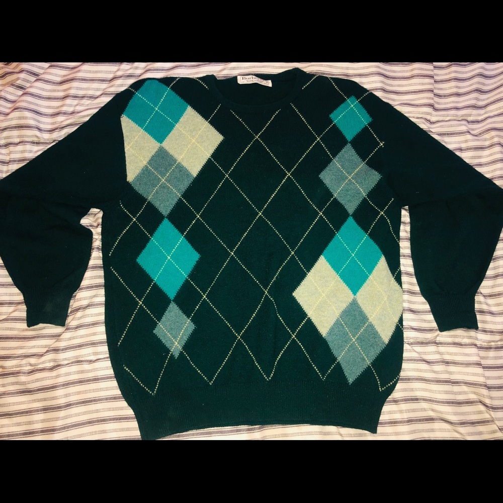 1980s Vintage Burberry Wool Sweater 8/10 condition